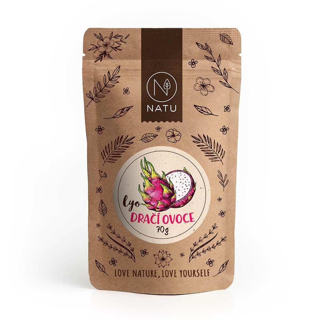 NATU Lyofilizované dračí ovoce 70g - náhled 3