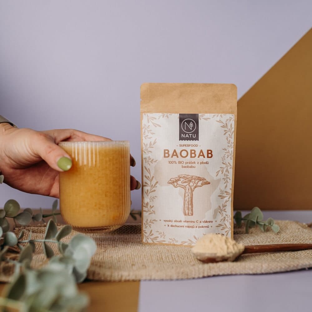 NATU Baobab BIO prášek 80 g - náhled 5