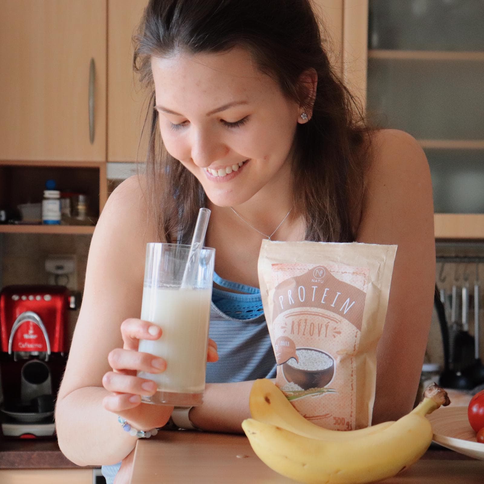 NATU Rýžový protein BIO 200 g - náhled 3