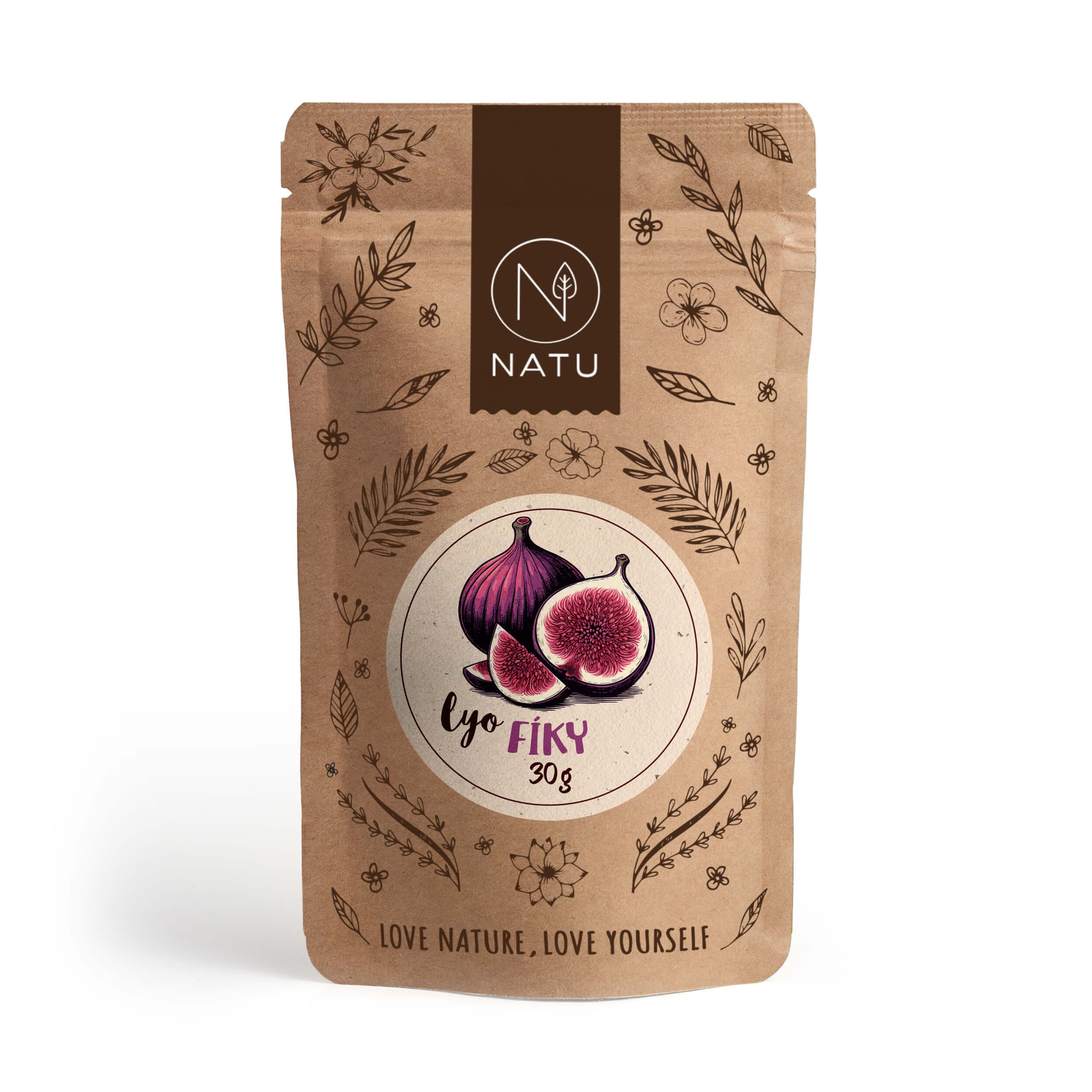 NATU Lyofilizované fíky plátky 30g - náhled 2