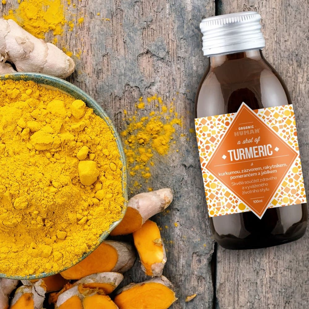 Organic Human Turmeric Shot BIO 90ml - náhled 2