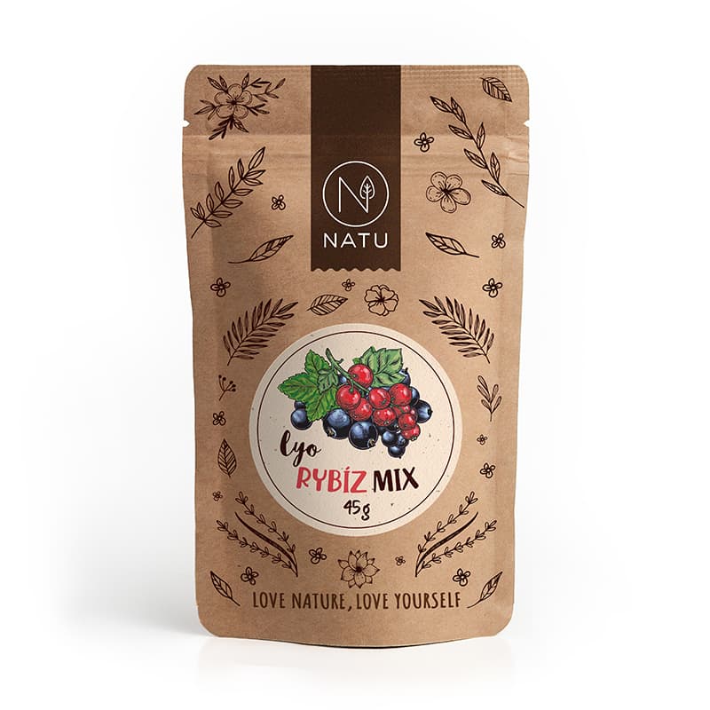 NATU Lyo mix rybíz 45g - náhled 2