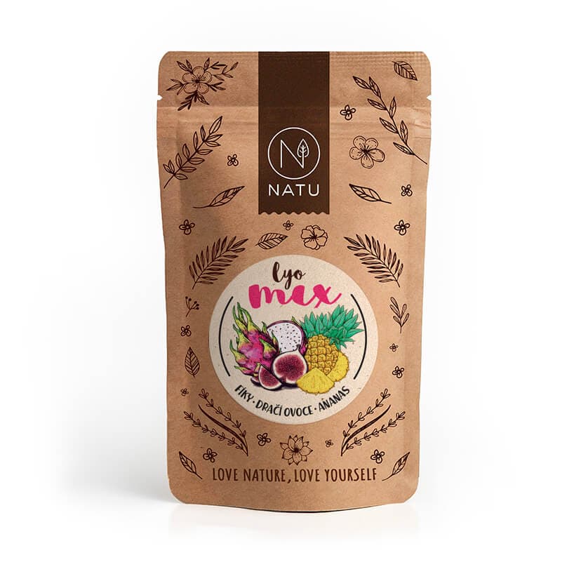 NATU Lyo mix fíky a dračí ovoce 35g - náhled 3