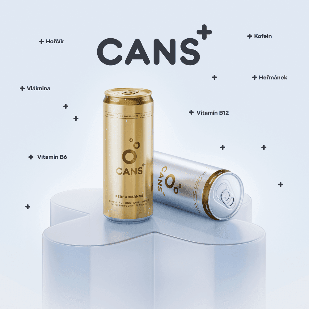 CANS funkční perlivá voda PERFORMANCE 330ml - náhled 4