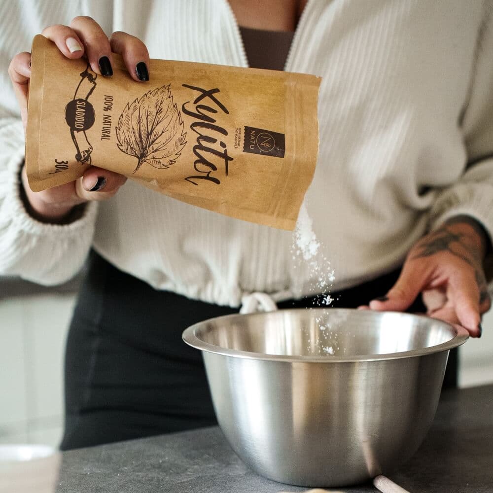 NATU Xylitol - březový cukr 300 g - náhled 5