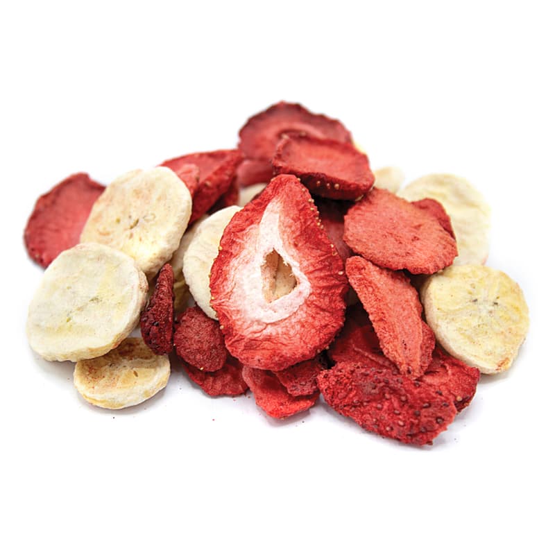 NATU Lyo mix jahoda a banán 3x40g - náhled 2