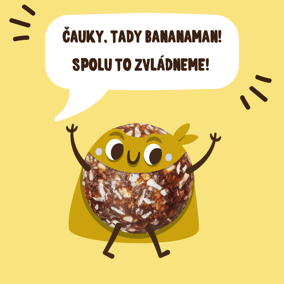 NATU SNACKin Balls Bananaman 65g - náhled 2