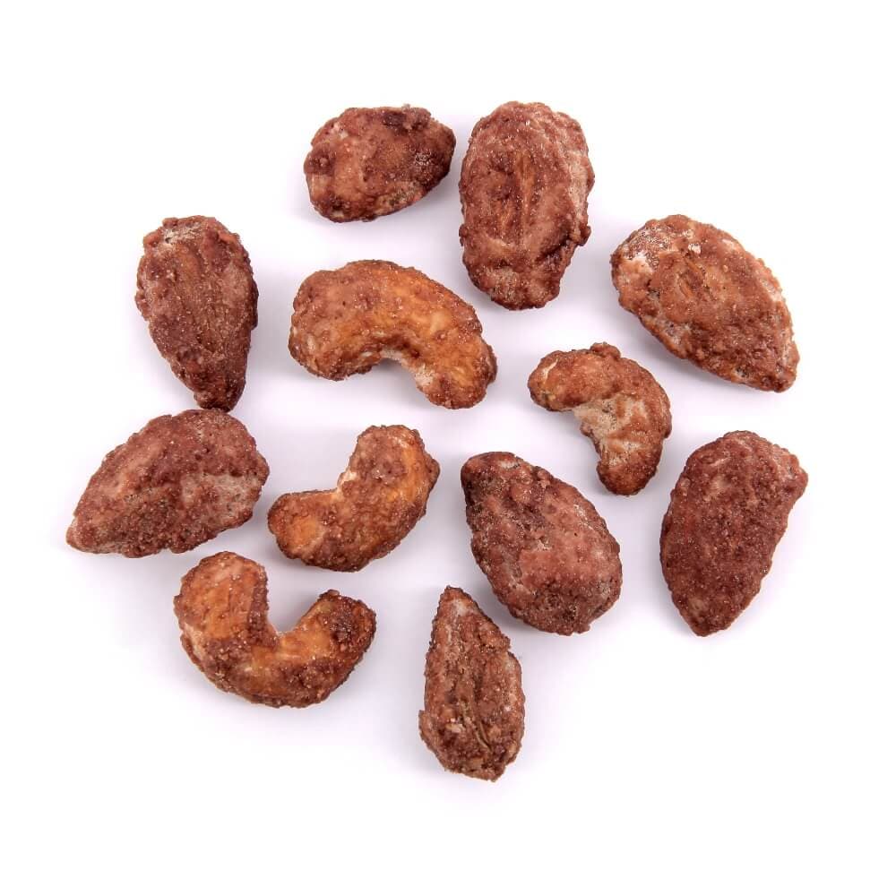 NATU Mandle a kešu ořechy v karamelu BIO 160g - náhled 2