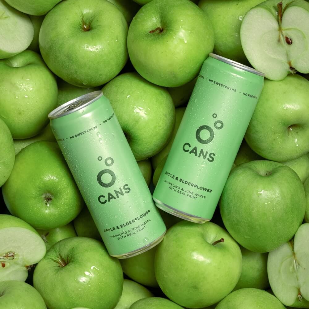 CANS s příchutí jablka a bezinky 330ml - náhled 4