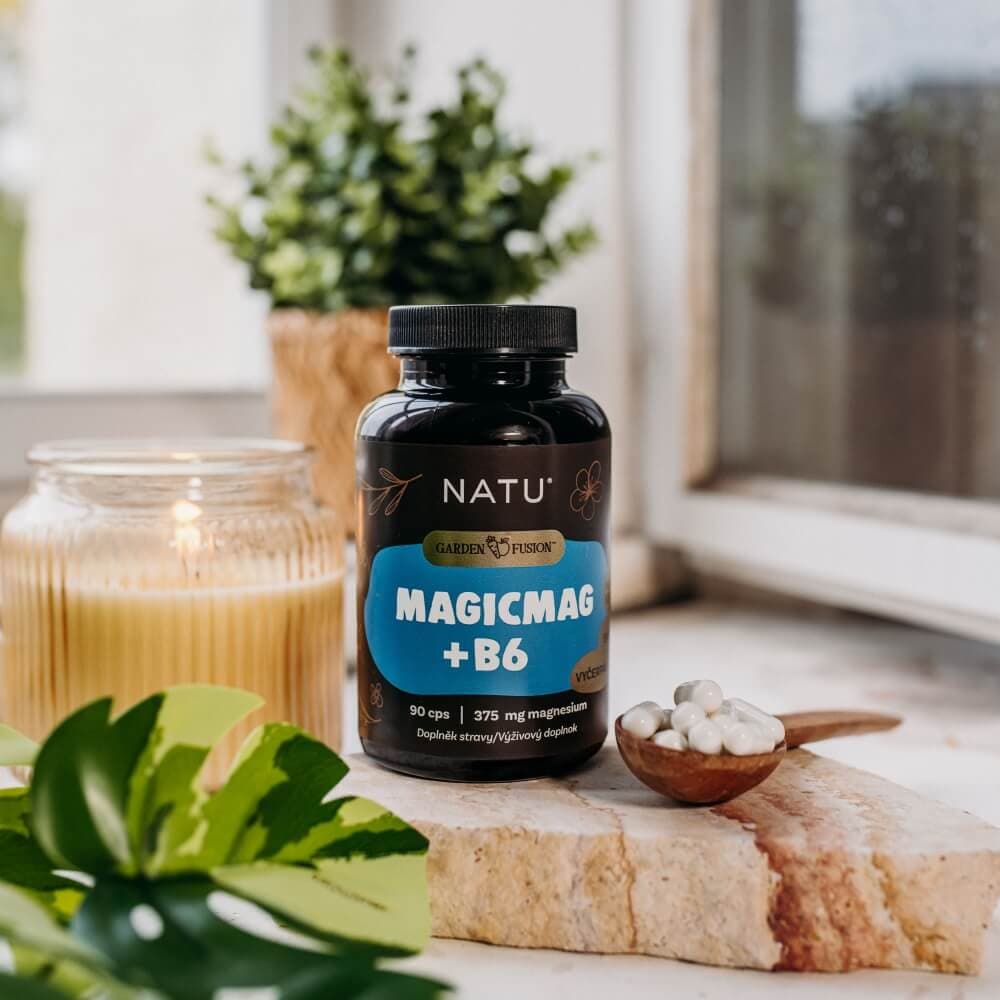 2+1 Garden Fusion Hořčík bisglycinát (magnesium)+vitamin B6 90 kapslí - náhled 4