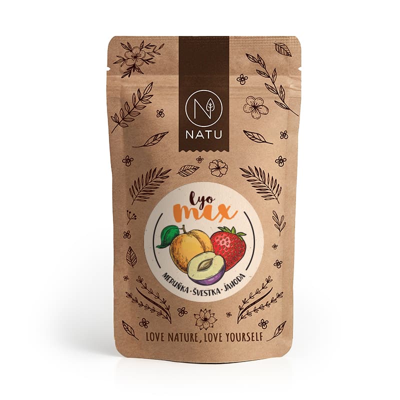 NATU Lyo mix meruňka a švestka 30g