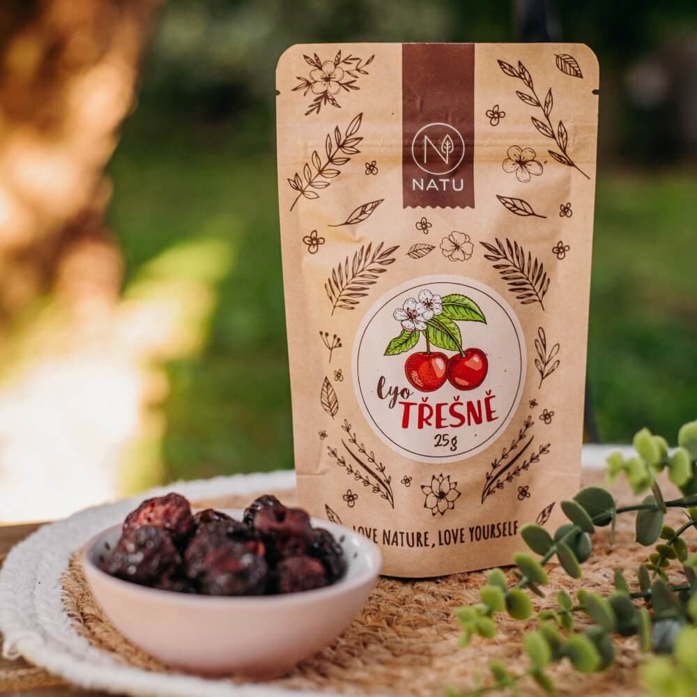 NATU Lyofilizované třešně 25g - náhled 3