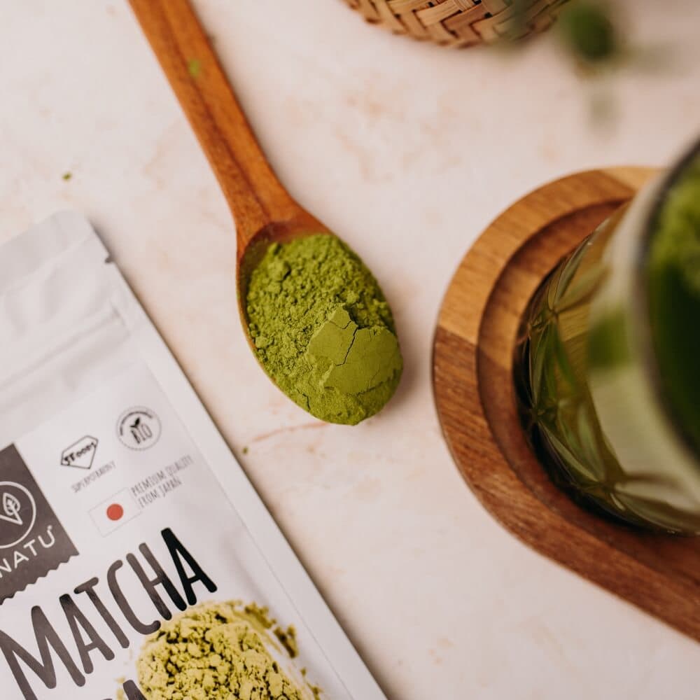 NATU Matcha tea BIO Premium Japan 70 g - náhled 4