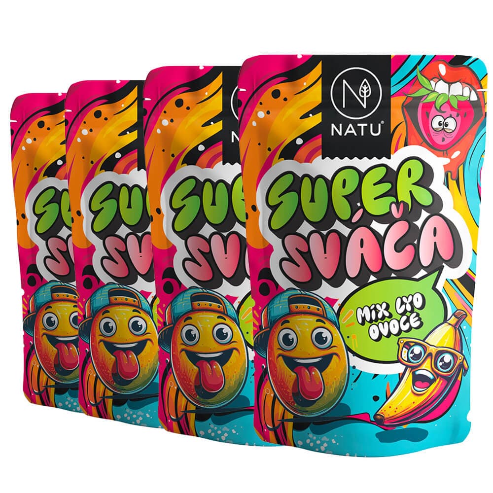 NATU Super Sváča mix lyo ovoce 4x21g