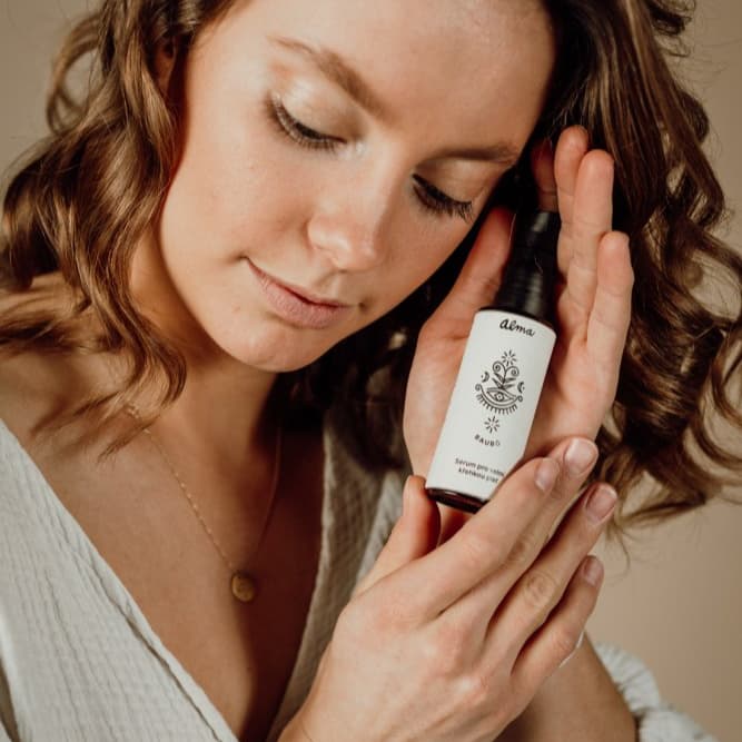 Alma pleťové sérum pro křehkou pleť s ectoinem, kadidlovníkem a ovsem Baubó 30ml - náhled 4