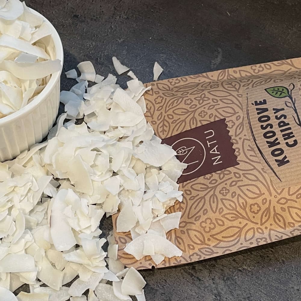 NATU Kokos chipsy 300 g - náhled 3