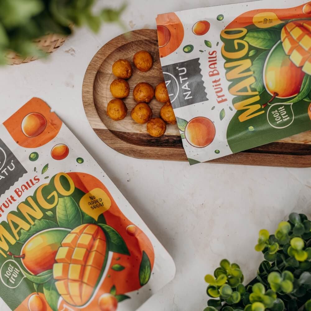 NATU Ovocné kuličky mangové 4x90g - náhled 5
