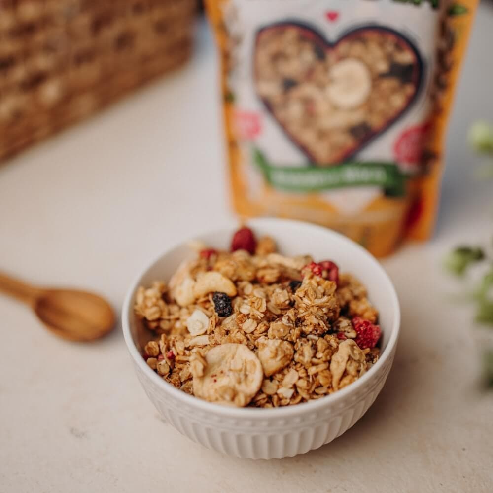 NATU Granola Banán a maca 370g - náhled 4
