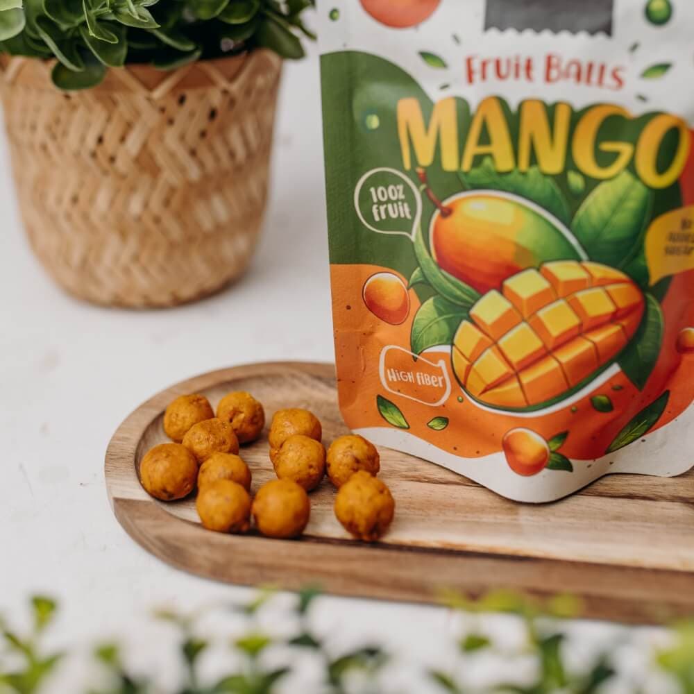 NATU Ovocné kuličky mangové 4x90g - náhled 4