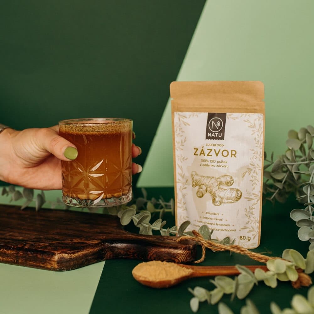 NATU Zázvor BIO prášek 80 g - náhled 5