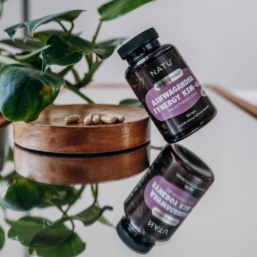 2+1 Ashwagandha extrakt KSM-66 (5% withanolidů) s piperinem 90 kapslí - náhled 5