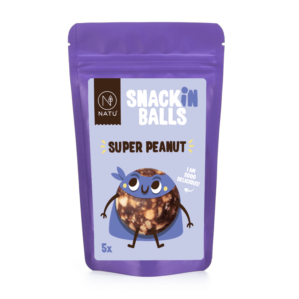 NATU SNACKin Balls Super Peanut 65g