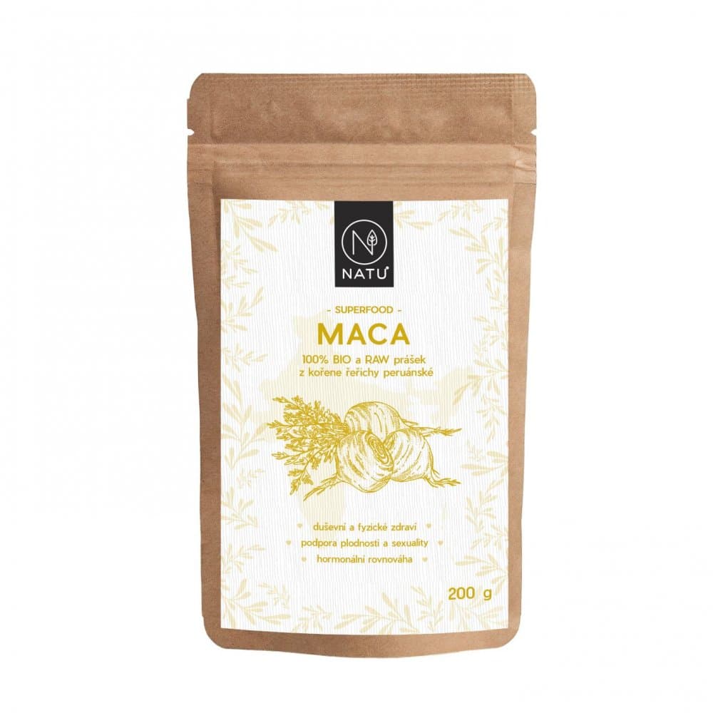 NATU Maca BIO prášek 200 g