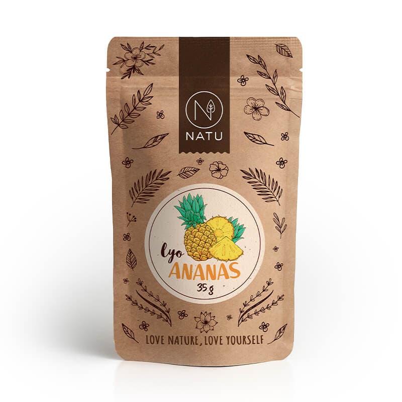 NATU Lyofilizovaný ananas 35g - náhled 2