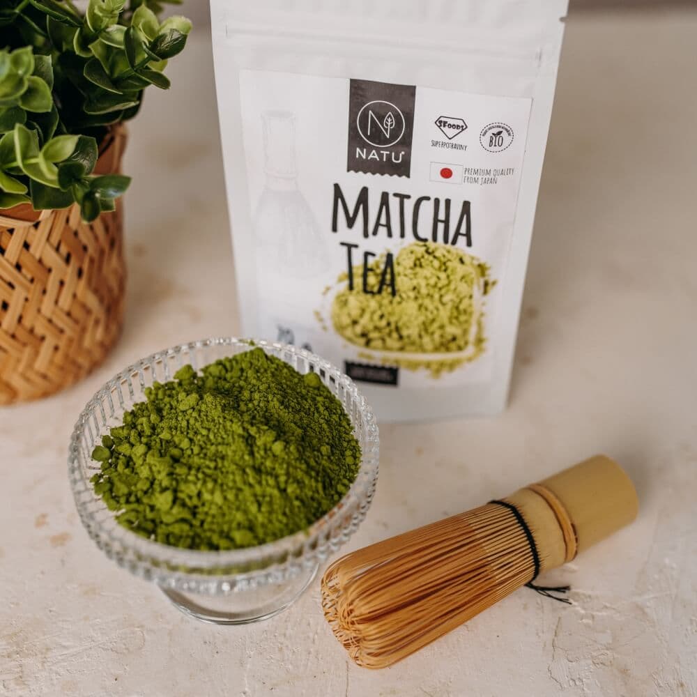 NATU Matcha tea BIO Premium Japan 70 g - náhled 3