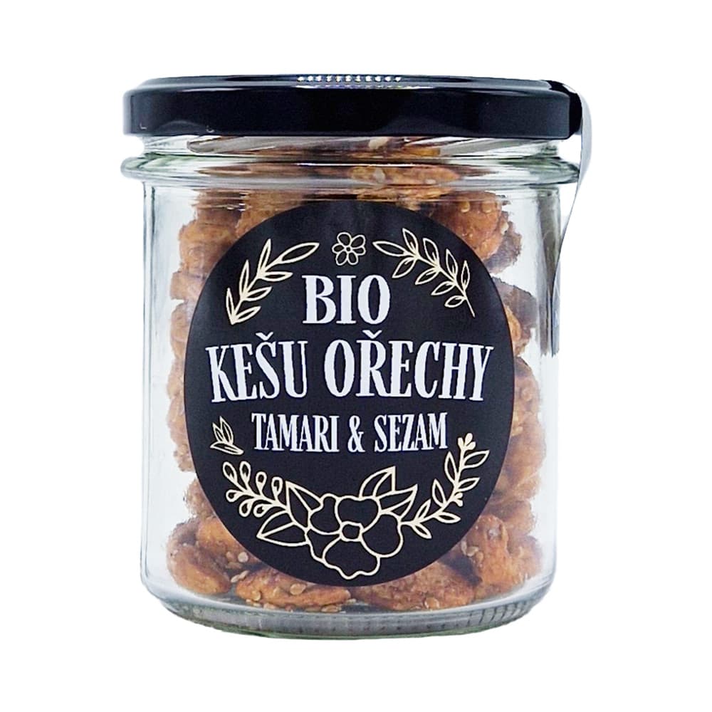 NATU Kešu ořechy s tamari a sezamem BIO 140g - náhled 2