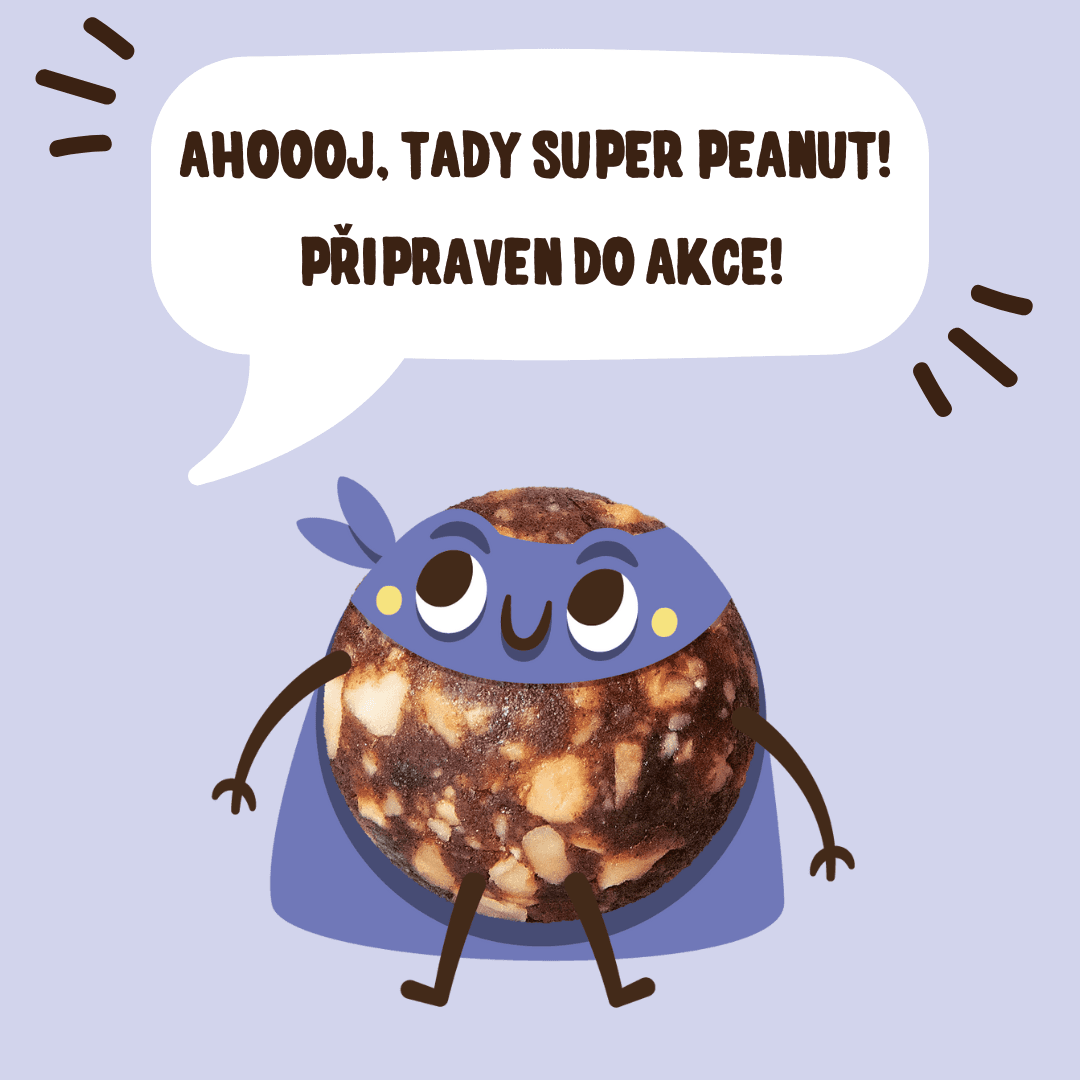 NATU SNACKin Balls Super Peanut 65g - náhled 2