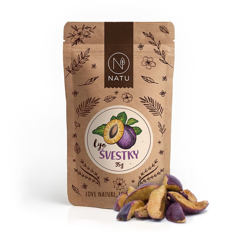 NATU Lyofilizovaná švestka 35g