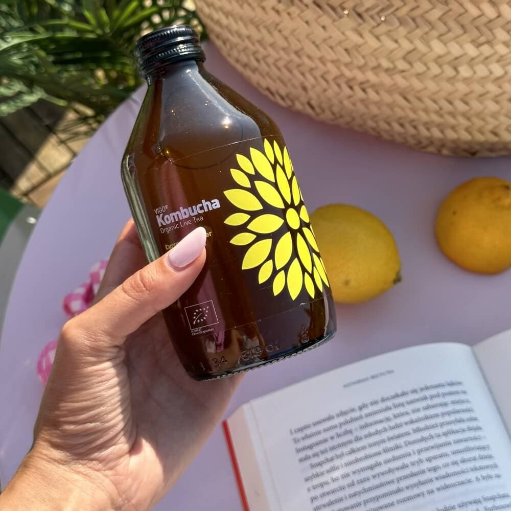 VIGO Kombucha kurkuma a zázvor BIO 330ml - náhled 4