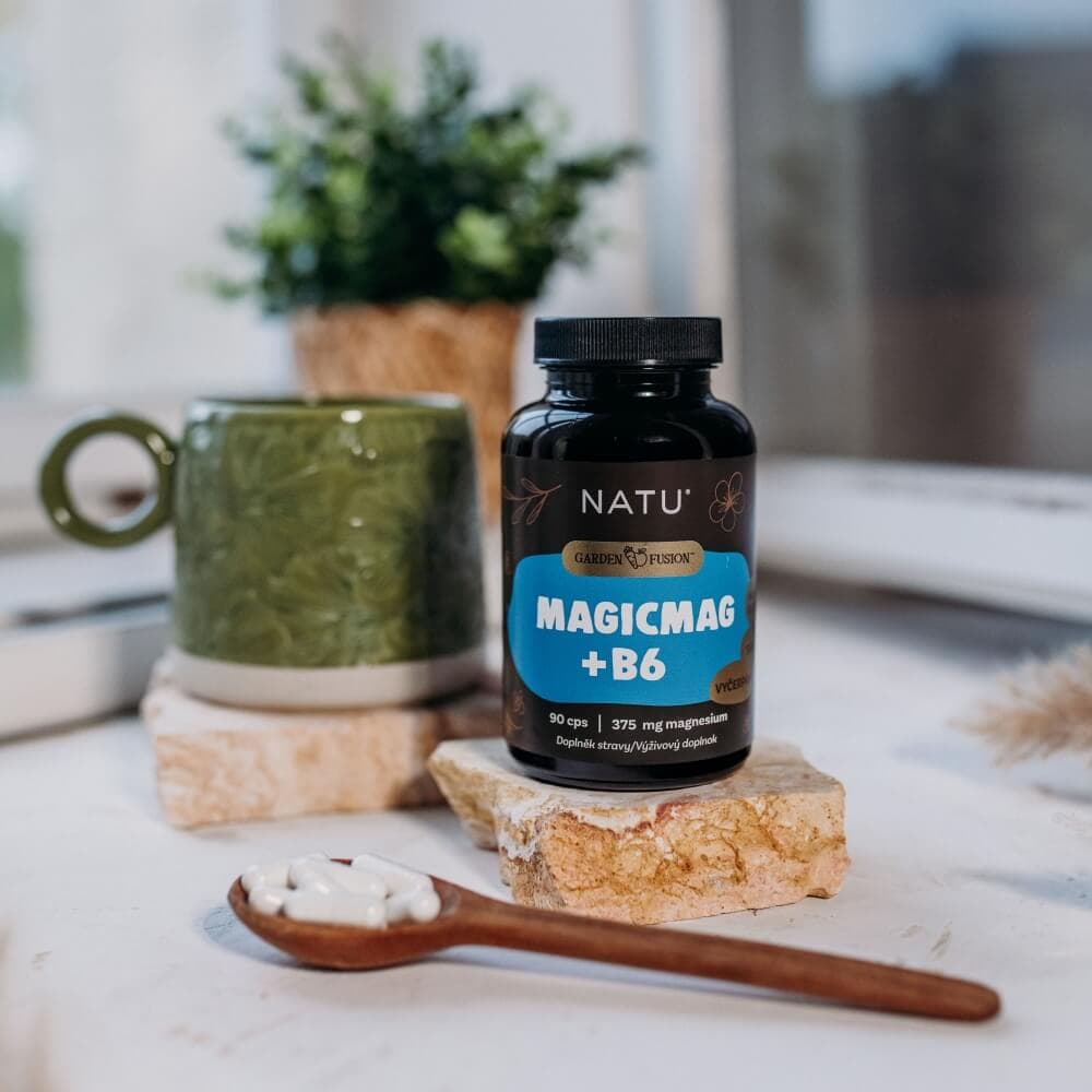 2+1 Garden Fusion Hořčík bisglycinát (magnesium)+vitamin B6 90 kapslí - náhled 2