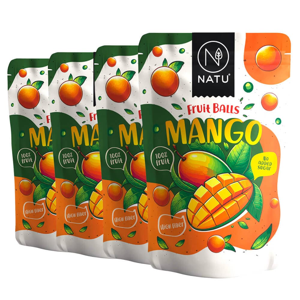 NATU Ovocné kuličky mangové 4x90g