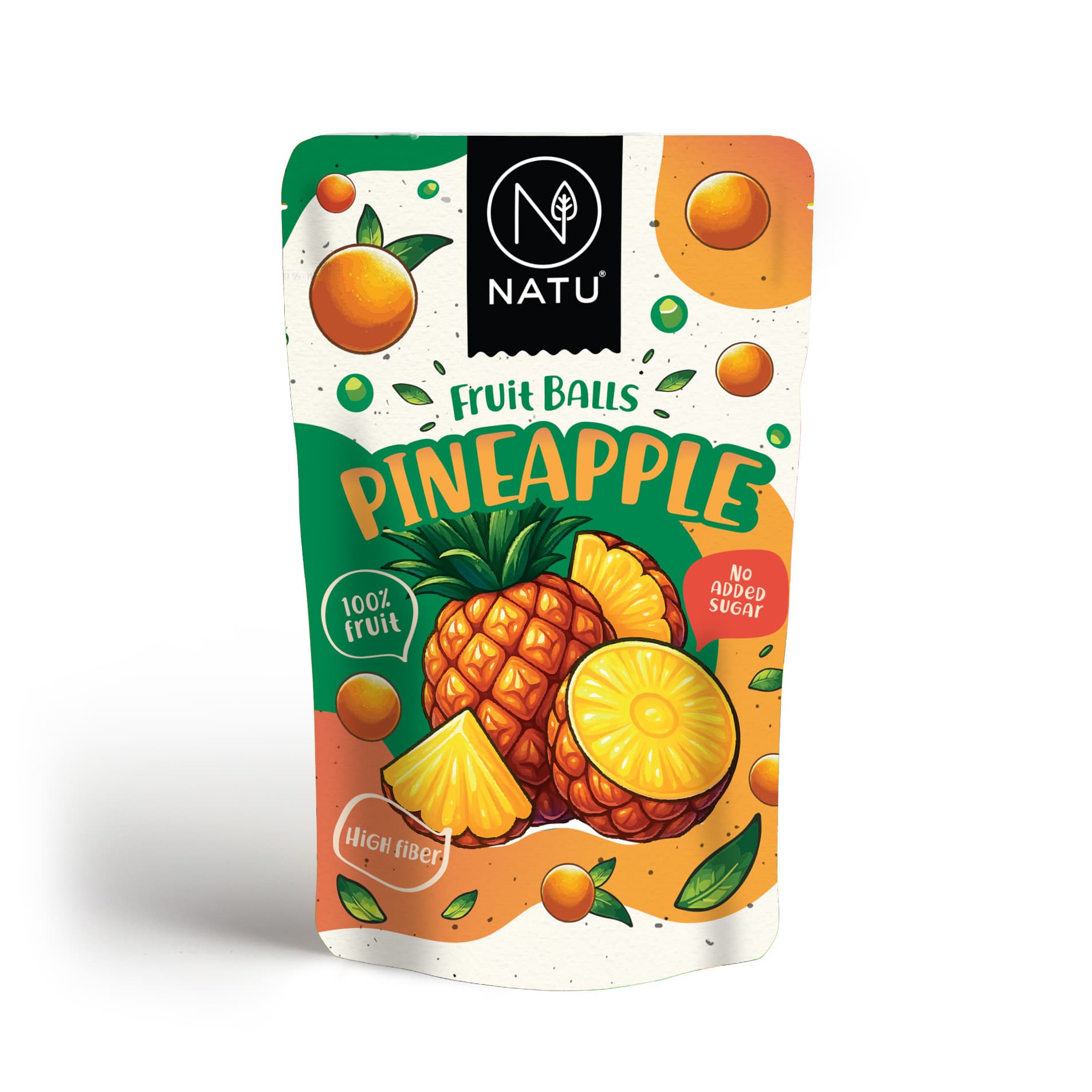 NATU Ovocné kuličky ananasové BIO 90g - náhled 2