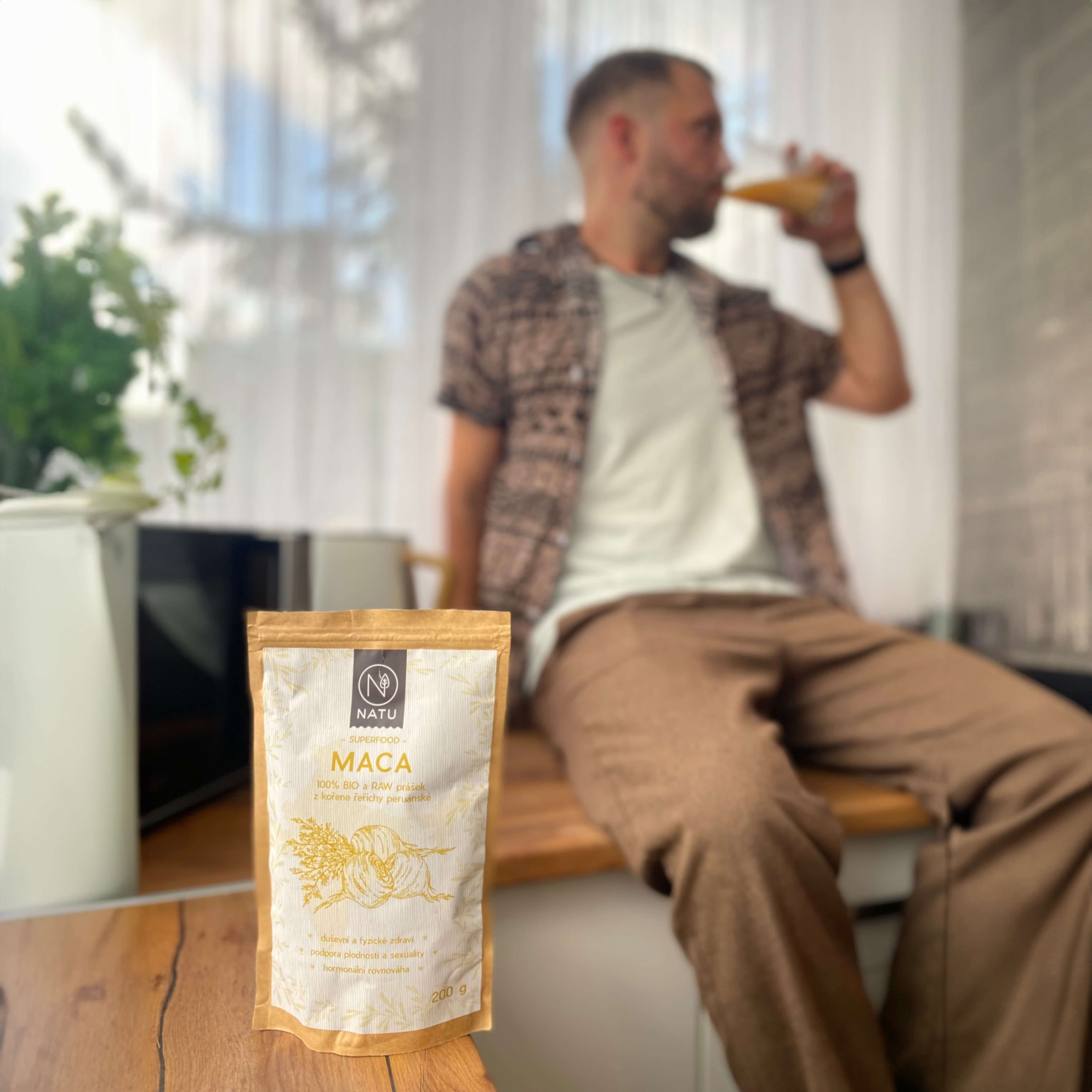 NATU Maca BIO prášek 200 g - náhled 5