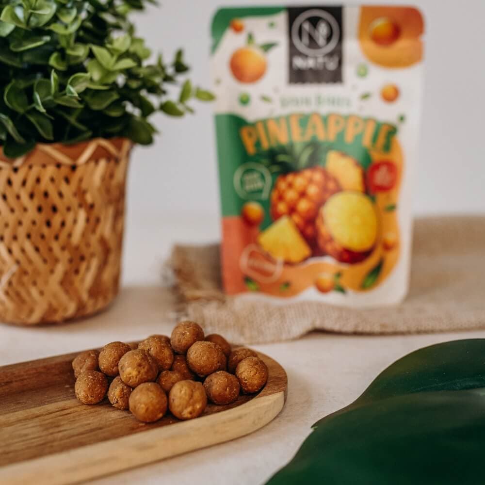 NATU Ovocné kuličky ananasové BIO 90g - náhled 5
