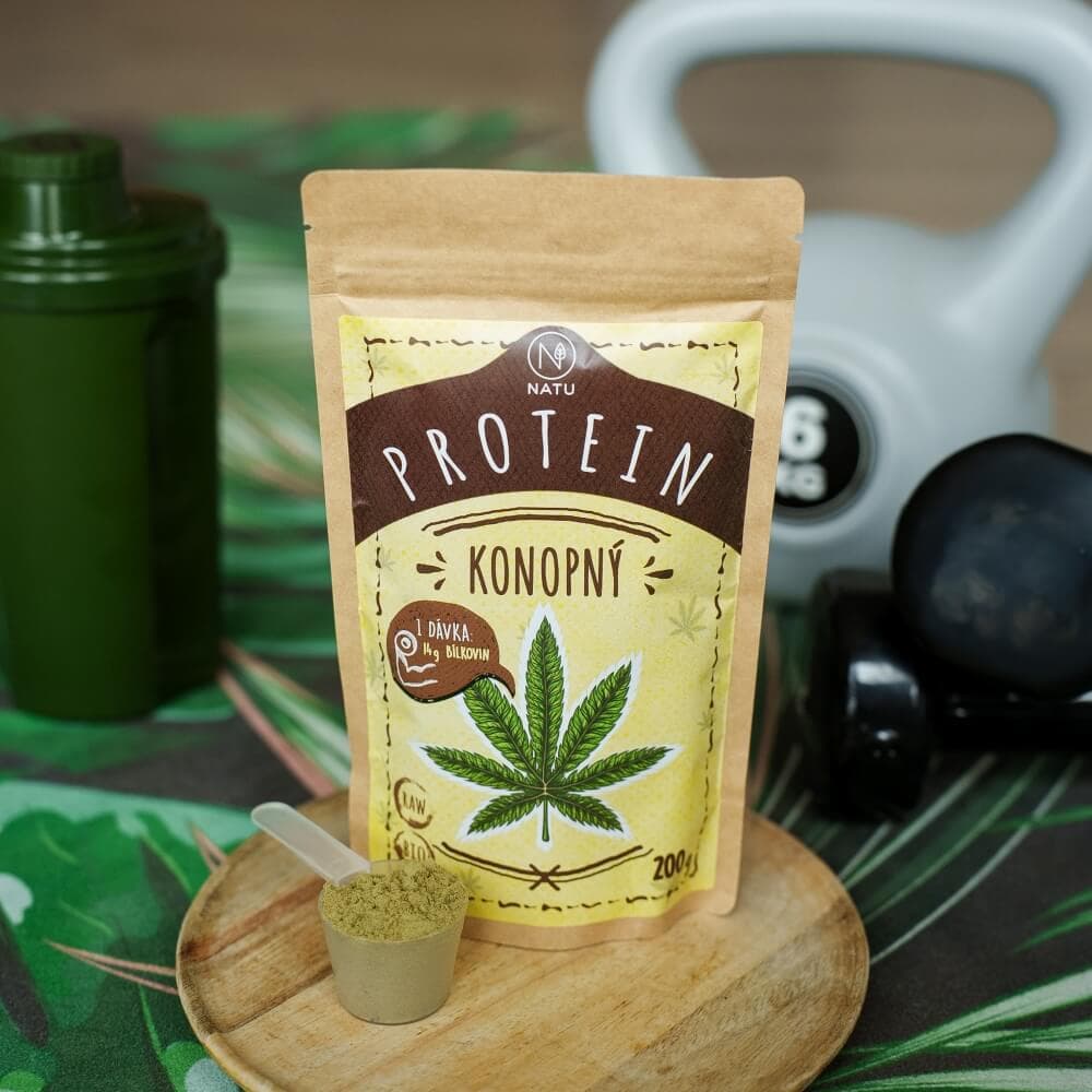 NATU Konopný protein BIO 200 g - náhled 5