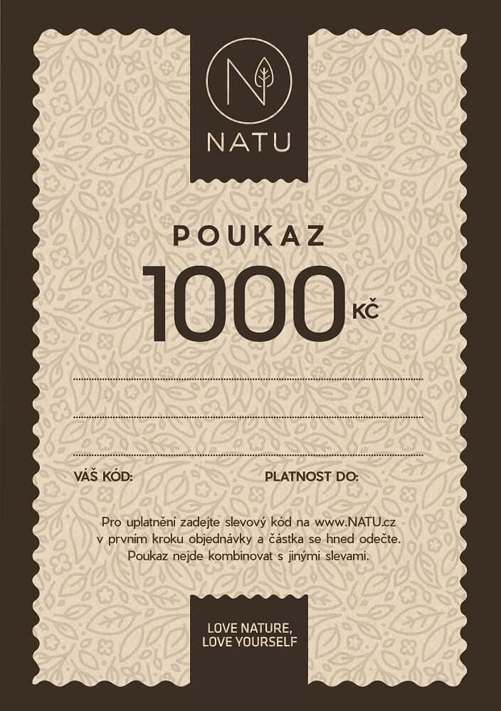 Elektronický dárkový poukaz 1000 Kč