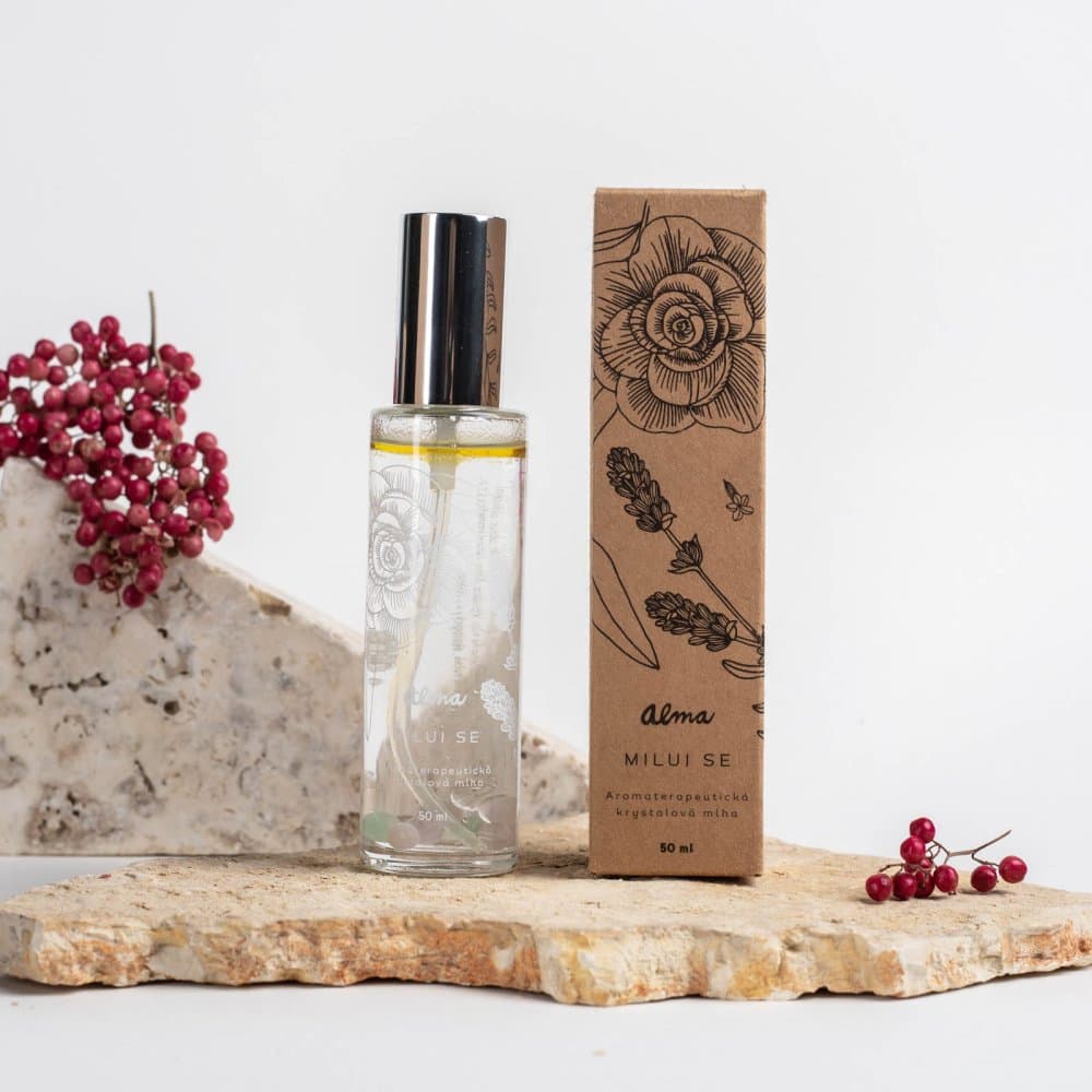 Alma aromaterapeutická mlha s krystalovými korálky Miluj se 50ml - náhled 2