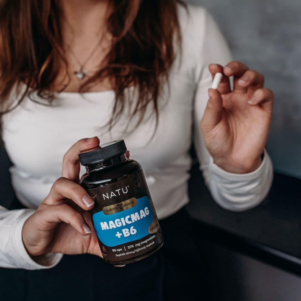 2+1 Garden Fusion Hořčík bisglycinát (magnesium)+vitamin B6 90 kapslí - náhled 3