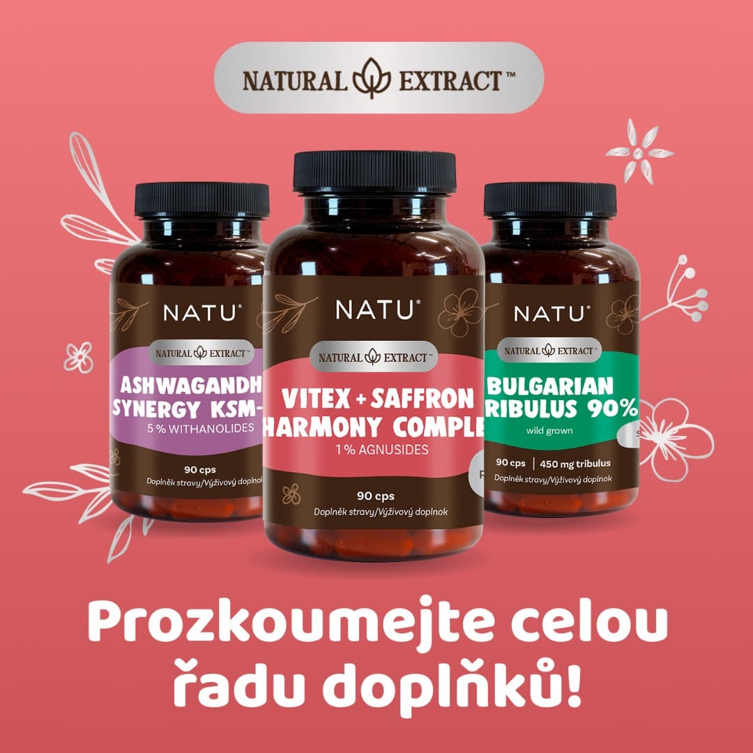 NATU Drmek extrakt (1% agnusidů) se šafránem 90 kapslí - náhled 4