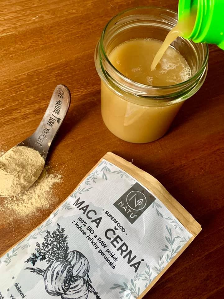 NATU Maca černá BIO prášek 80 g - náhled 3