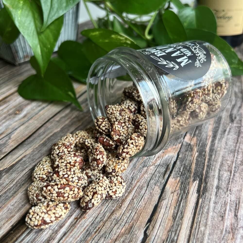 NATU Mandle s medem a sezamem BIO 170g - náhled 4