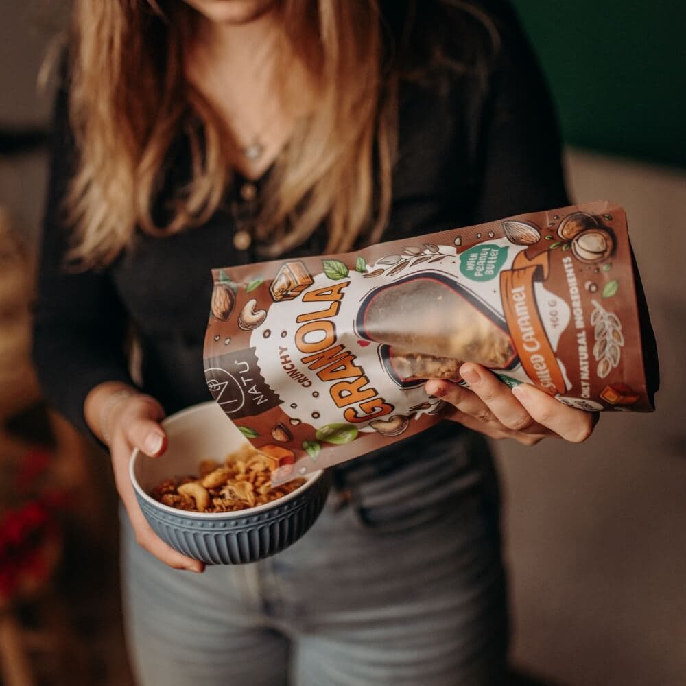 NATU Granola slaný karamel 380g - náhled 5