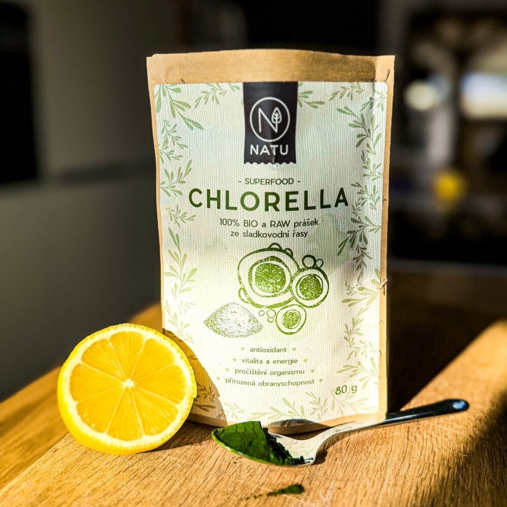 NATU Chlorella BIO prášek 180 g - náhled 4