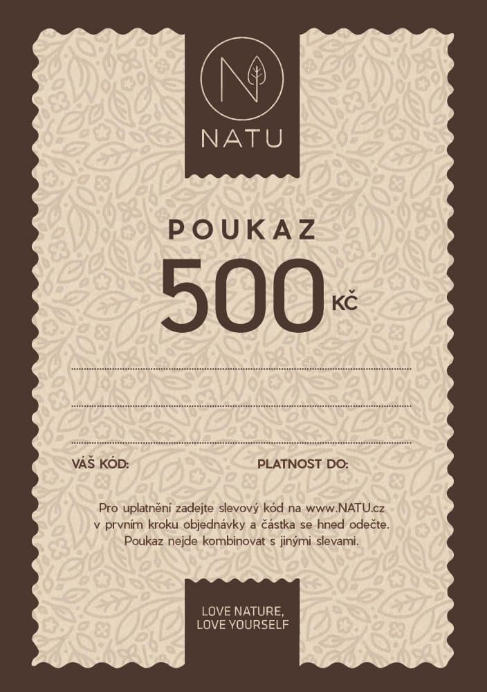 Elektronický dárkový poukaz 500 Kč