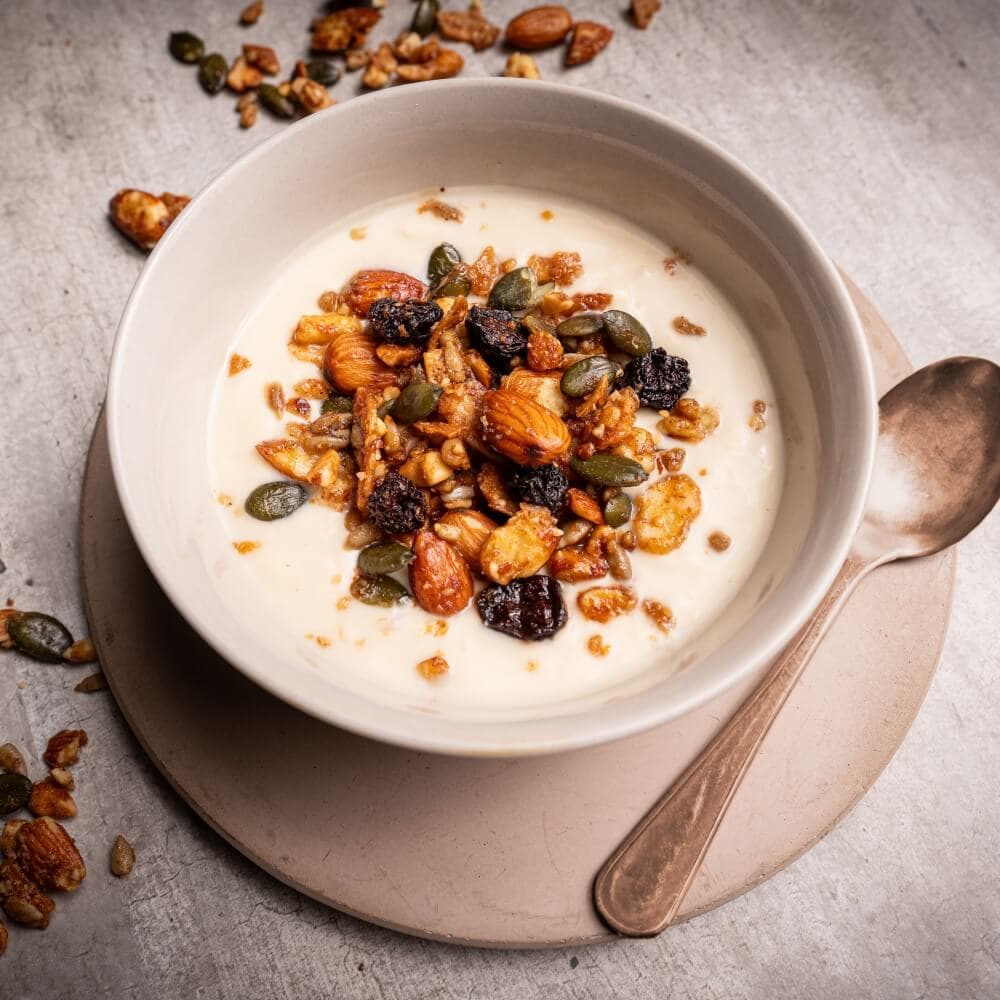 NATU Paleo Granola Třešně a mandle 370g - náhled 3