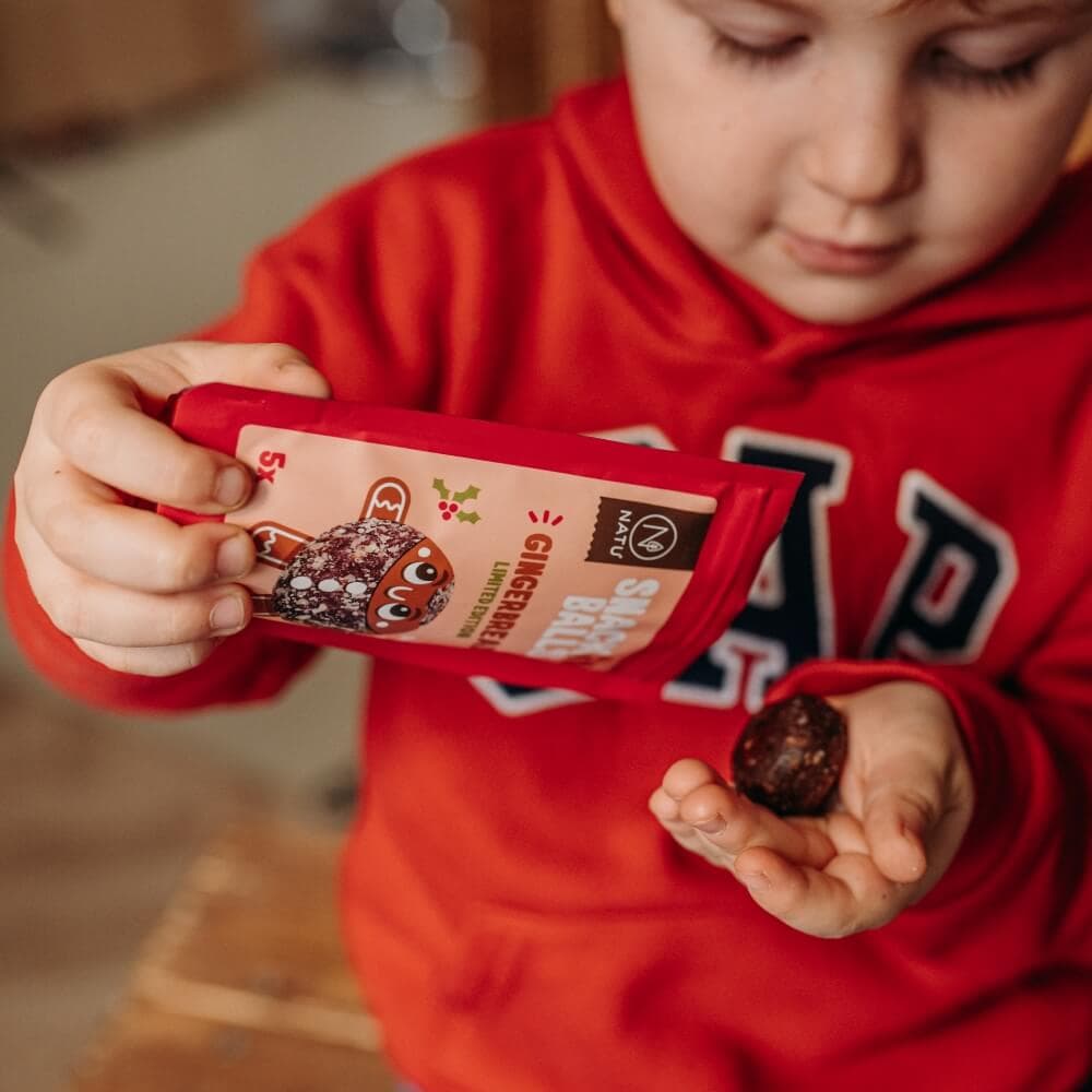NATU SNACKin Balls Gingerbread 65g - náhled 5